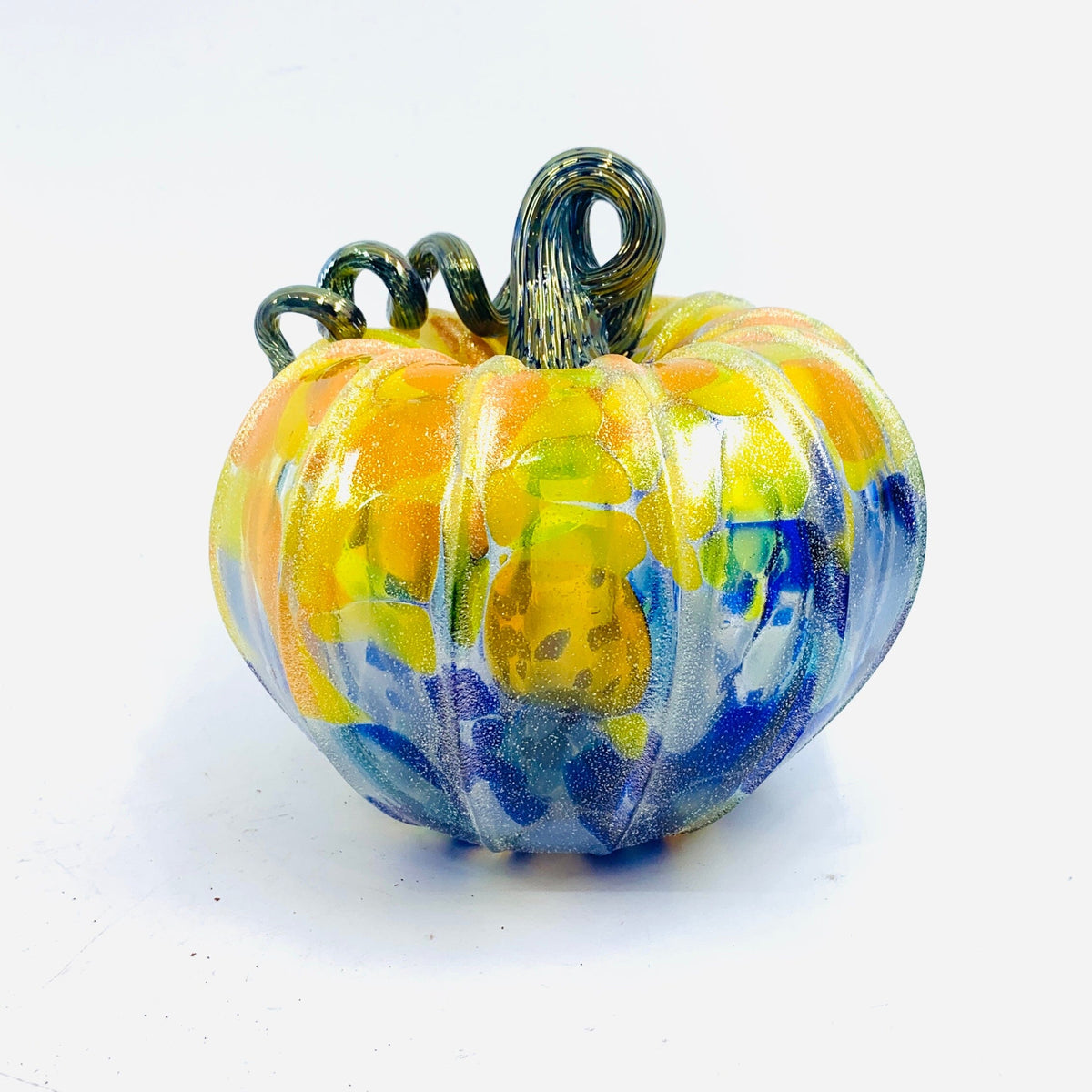 Daily Pumpkin 1763 Starry Night Shimmer Squat Daily Pumpkin Luke Adams Glass Blowing Studio 