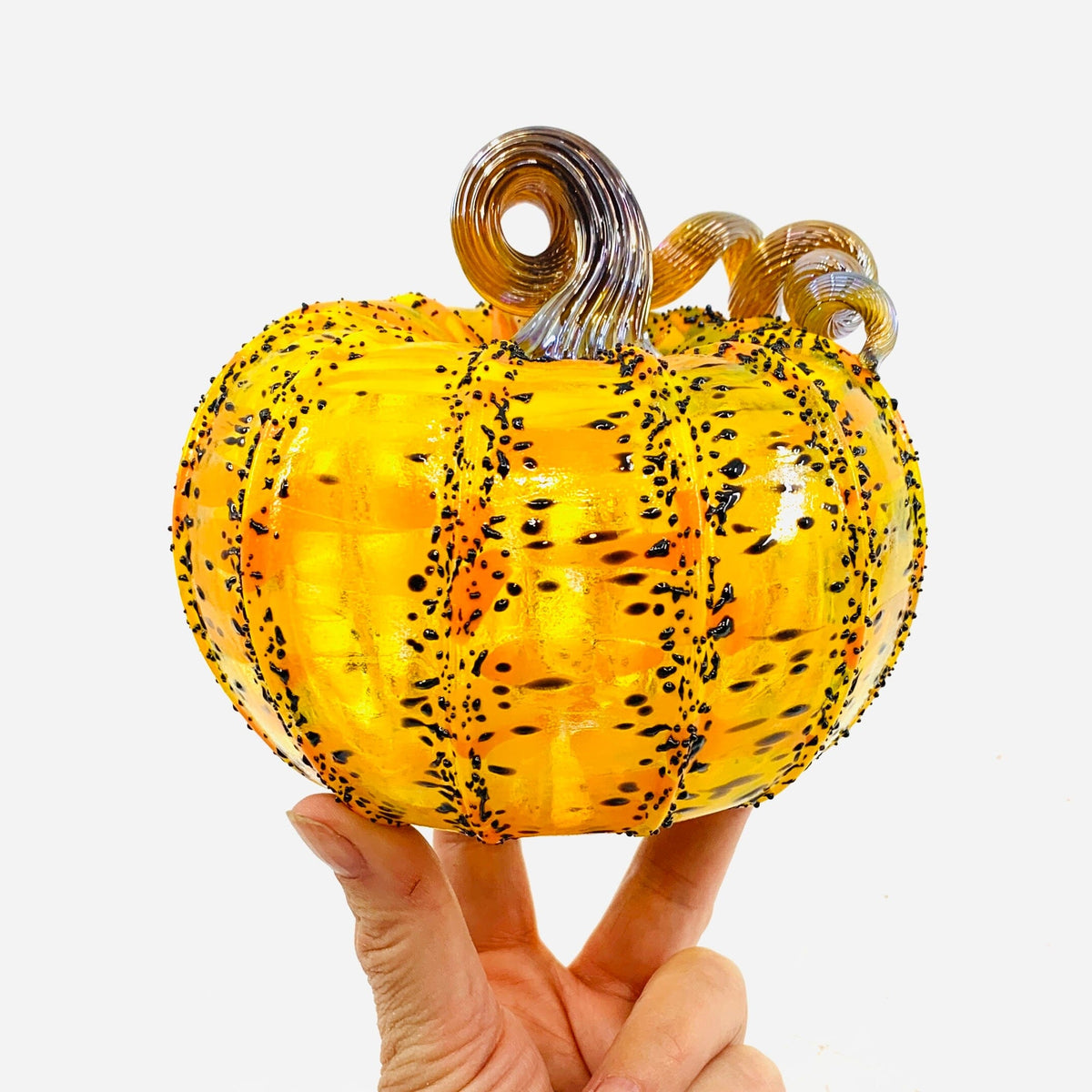 Daily Pumpkin 1766 Squat Daily Pumpkin Luke Adams Glass Blowing Studio 