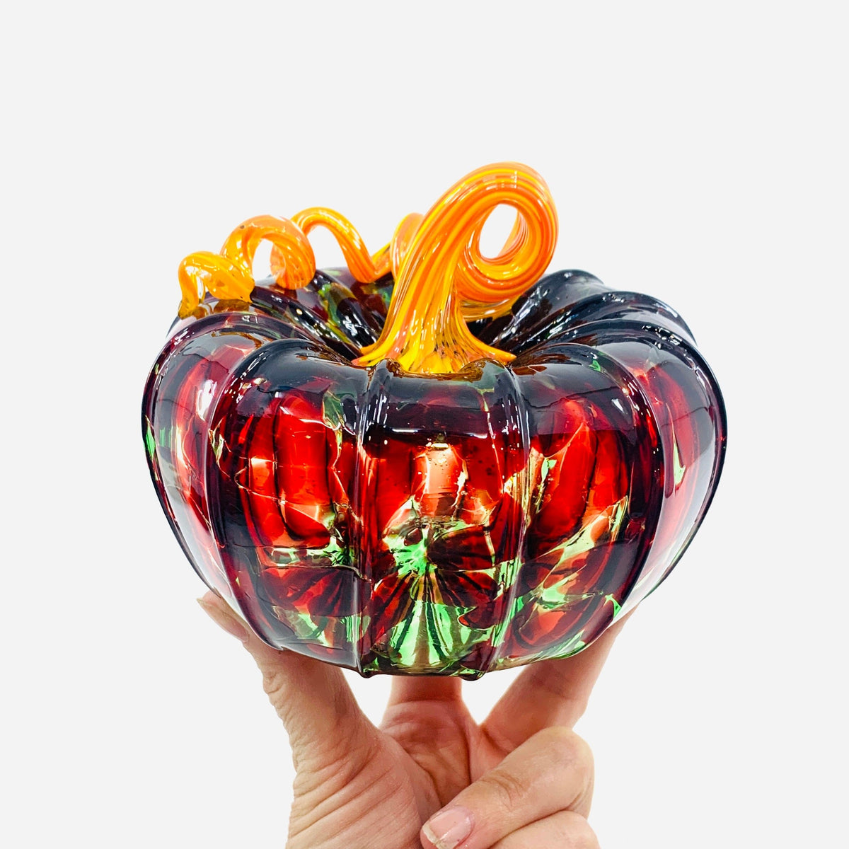 Daily Pumpkin 1773 Squat Daily Pumpkin Luke Adams Glass Blowing Studio 