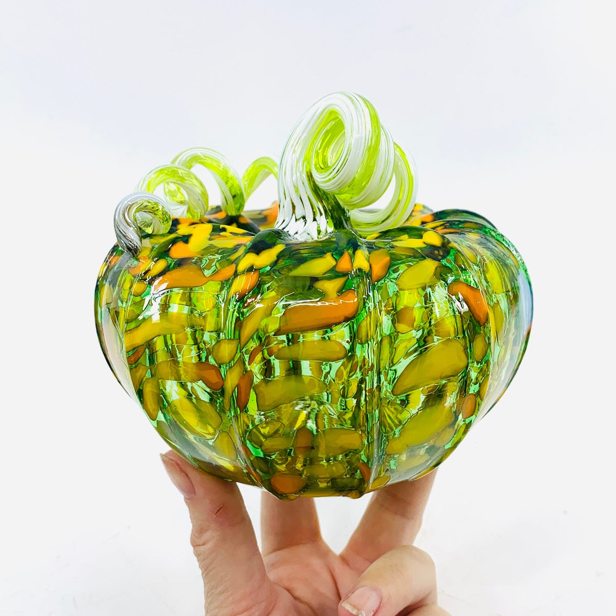 Daily Pumpkin 1784 Squat Daily Pumpkin Luke Adams Glass Blowing Studio 