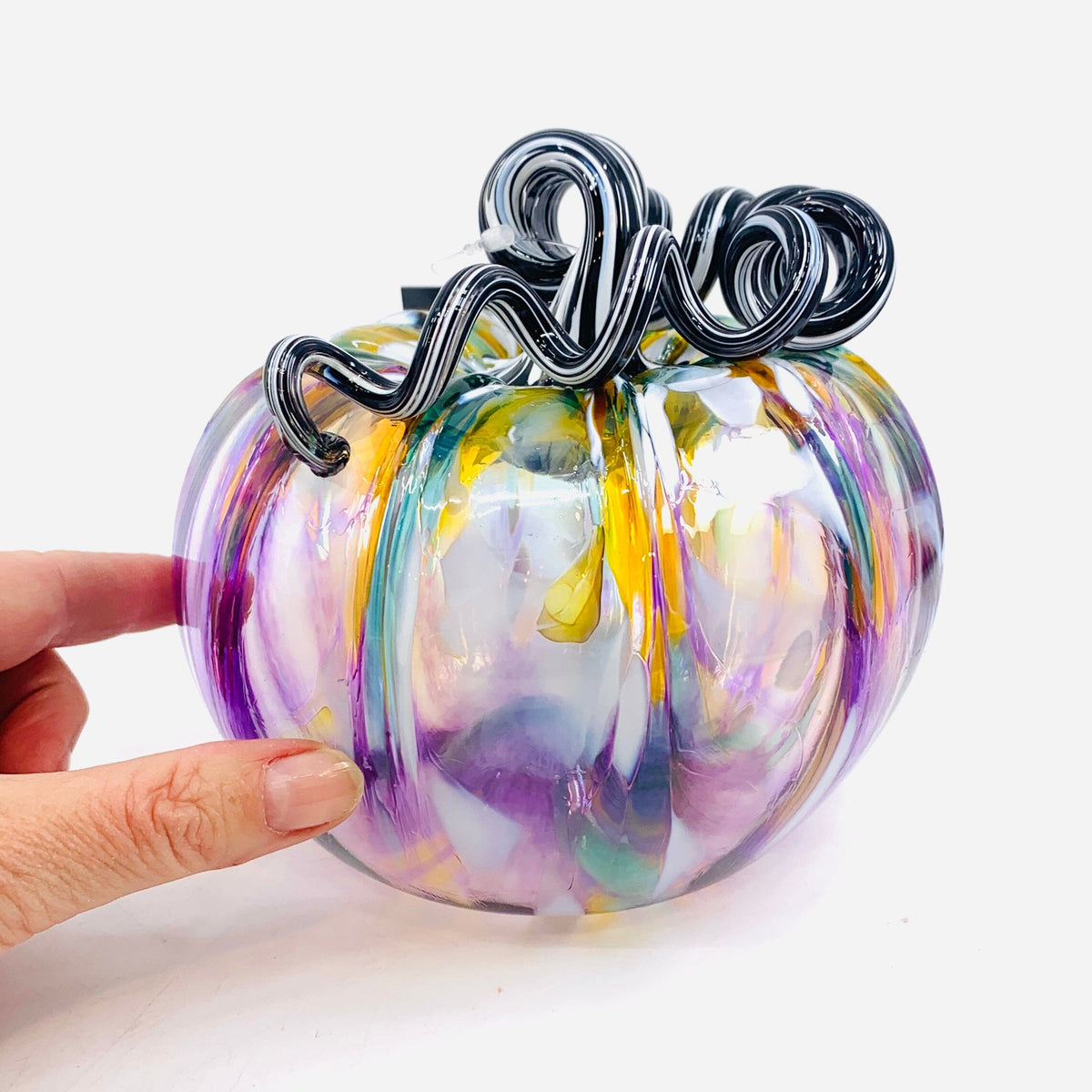 Lost Inventory 1798 Purple Potion Medium Daily Pumpkin Luke Adams Glass Blowing Studio 