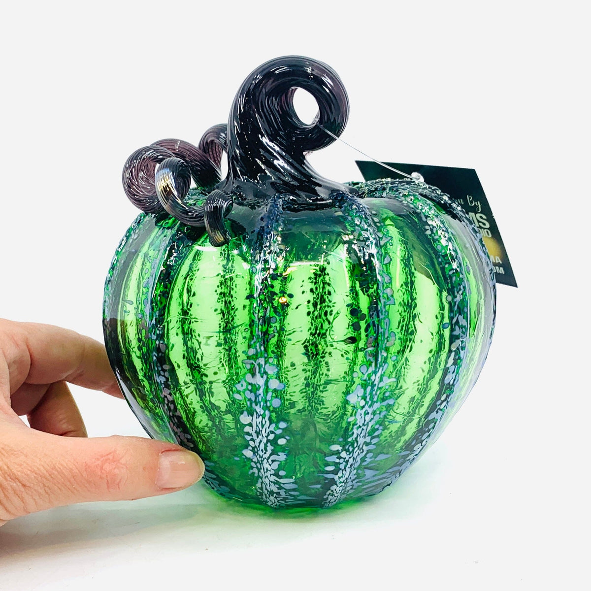 Lost Inventory 1800 Wicked Witch Medium Daily Pumpkin Luke Adams Glass Blowing Studio 