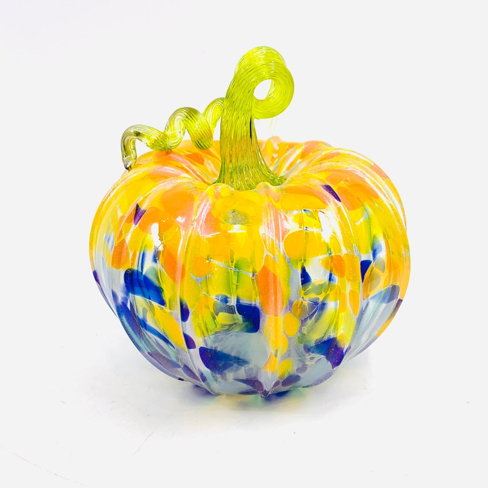 Daily Pumpkin 1801 Shimmer “Almost a Starry Night” Squat Daily Pumpkin Luke Adams Glass Blowing Studio 