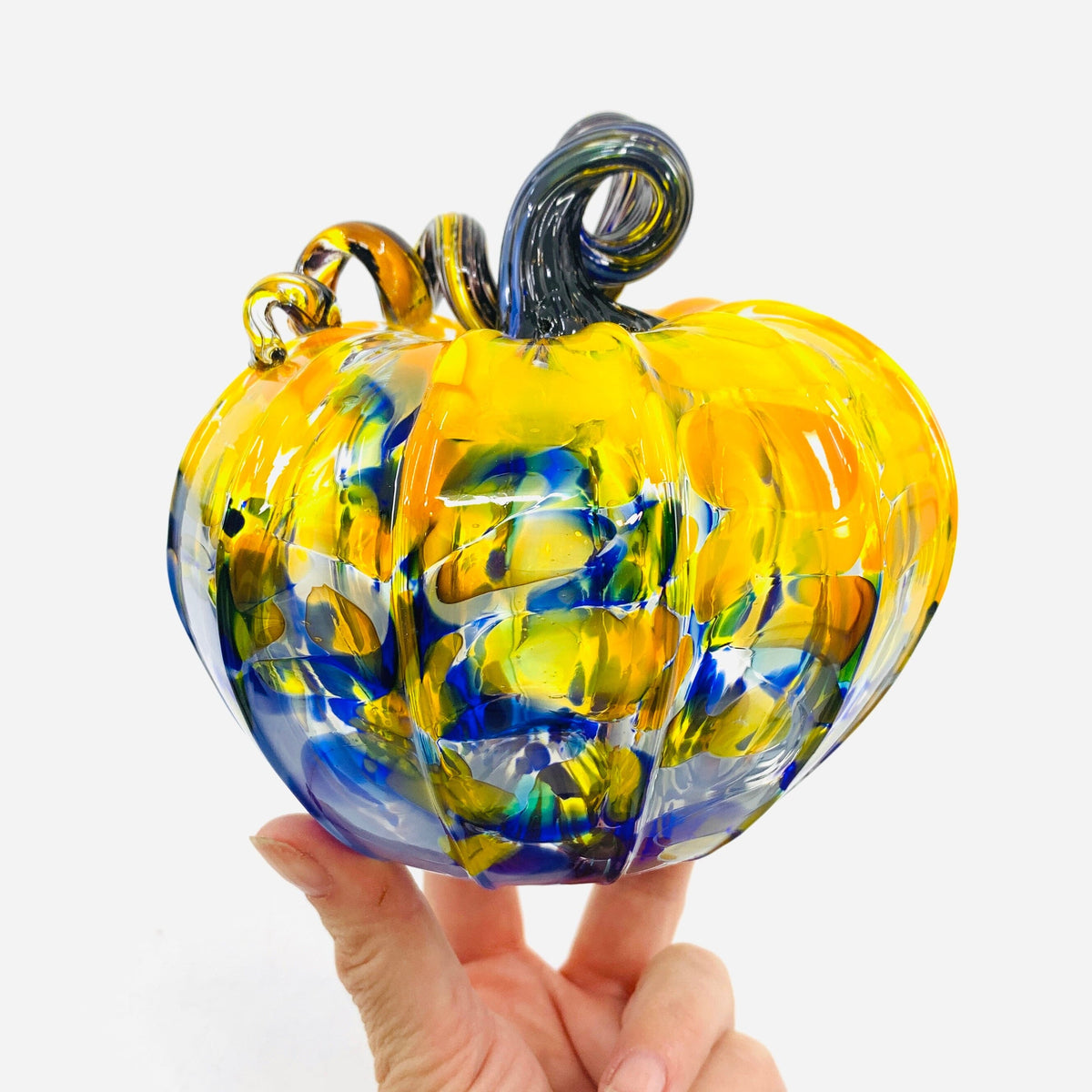 Daily Pumpkin 1802 “Almost a Starry Night” Squat Daily Pumpkin Luke Adams Glass Blowing Studio 