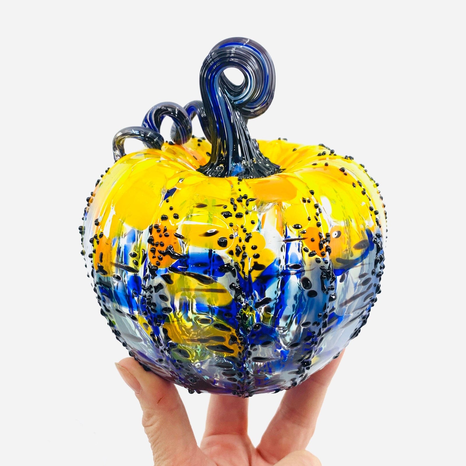 Daily Pumpkin 1804 “Almost a Starry Night” Squat Daily Pumpkin Luke Adams Glass Blowing Studio 