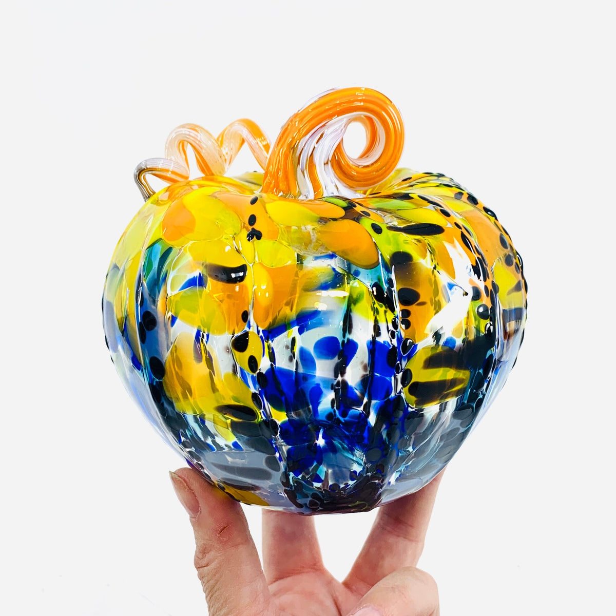 Daily Pumpkin 1805 “Almost a Starry Night” Squat Daily Pumpkin Luke Adams Glass Blowing Studio 