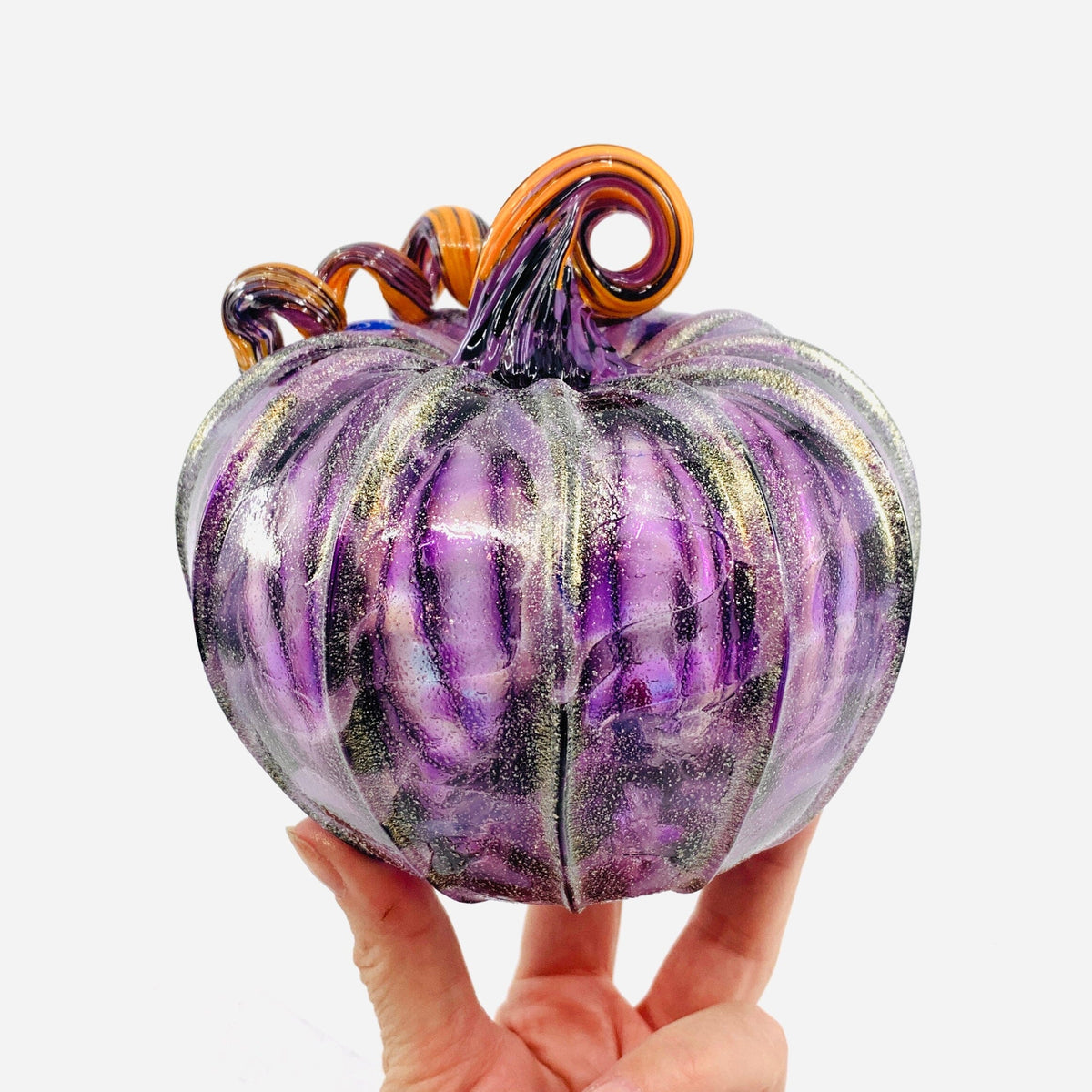 Daily Pumpkin 1811 Shimmer Squat Daily Pumpkin Luke Adams Glass Blowing Studio 