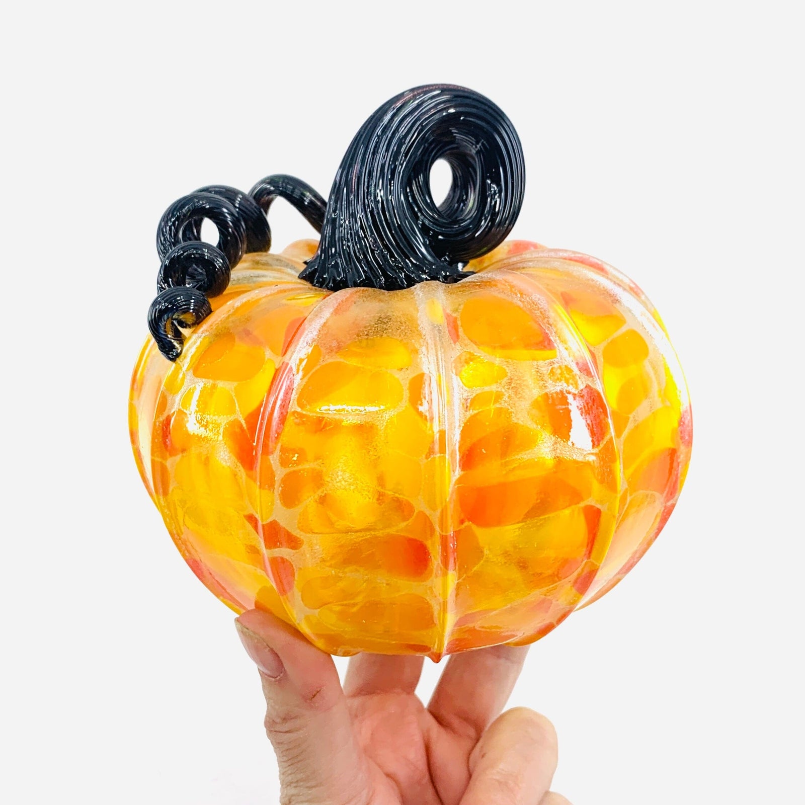 Daily Pumpkin 1813 Shimmer Squat Daily Pumpkin Luke Adams Glass Blowing Studio 