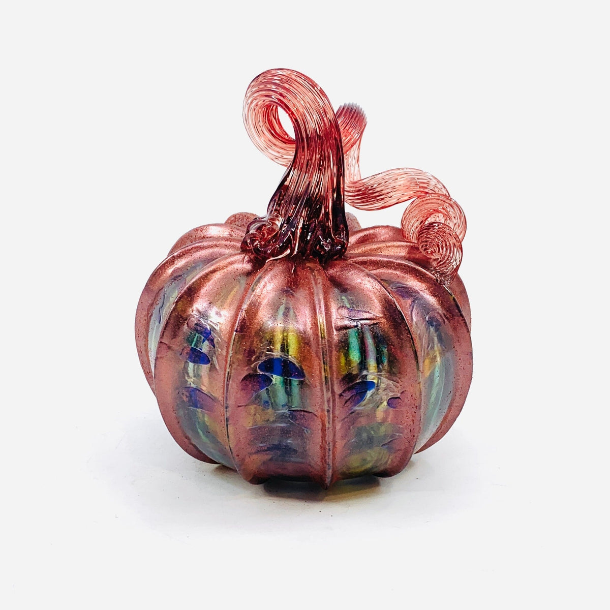 Best Pumpkin of the Day 1845 Shimmer Mini Daily Pumpkin Luke Adams Glass Blowing Studio 
