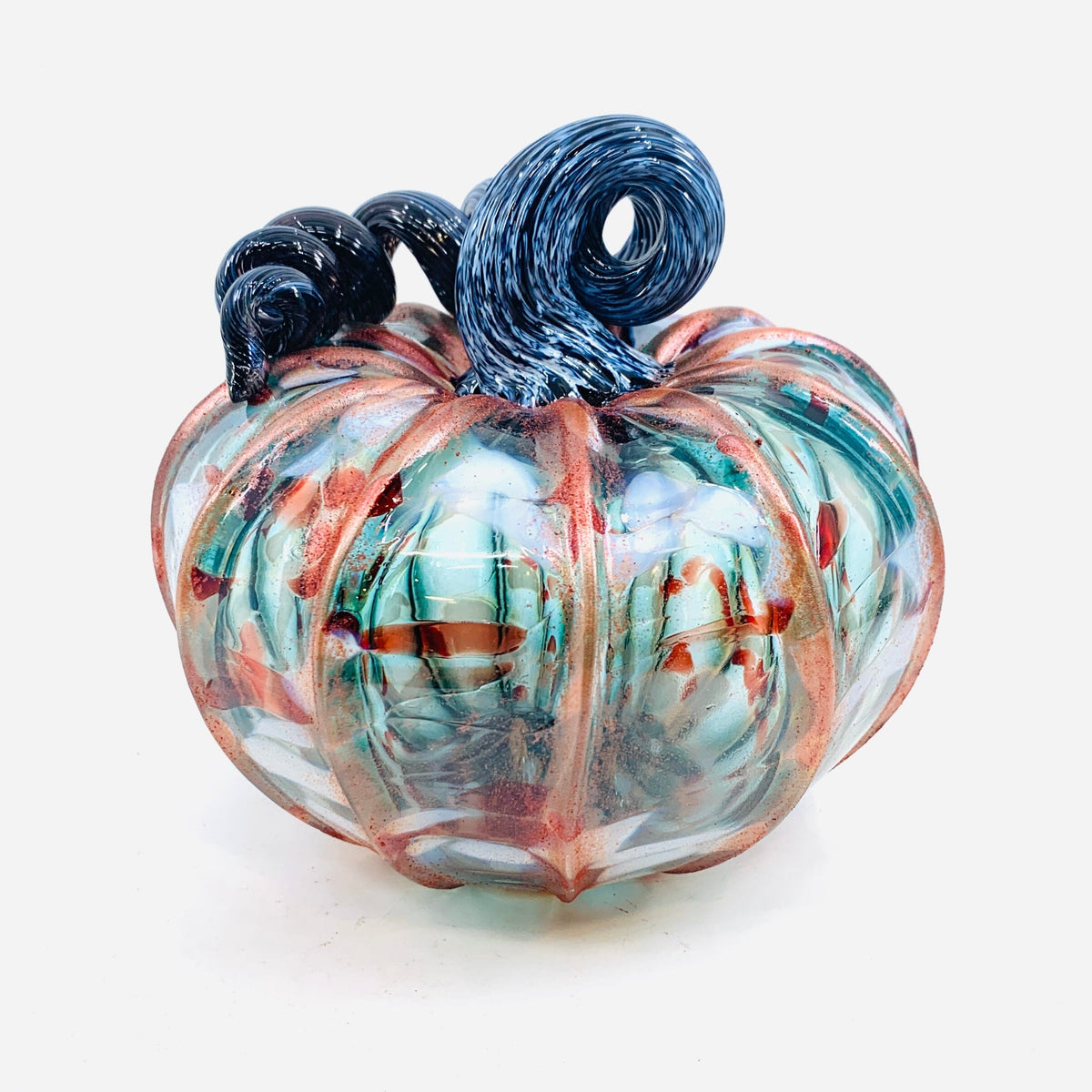 Daily Pumpkin 1882 Shimmer Squat Daily Pumpkin Luke Adams Glass Blowing Studio 