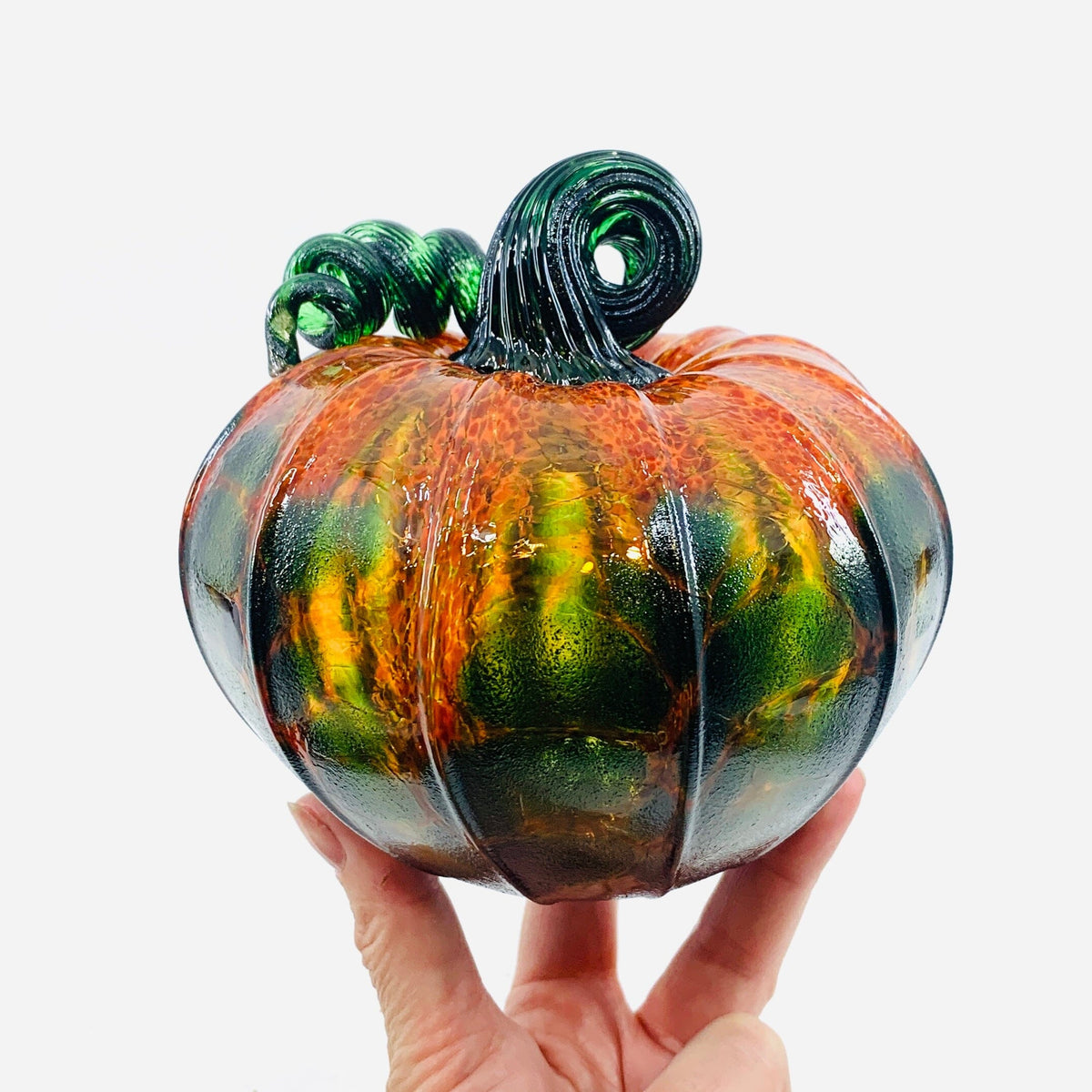 Daily Pumpkin 1883 Squat Daily Pumpkin Luke Adams Glass Blowing Studio 