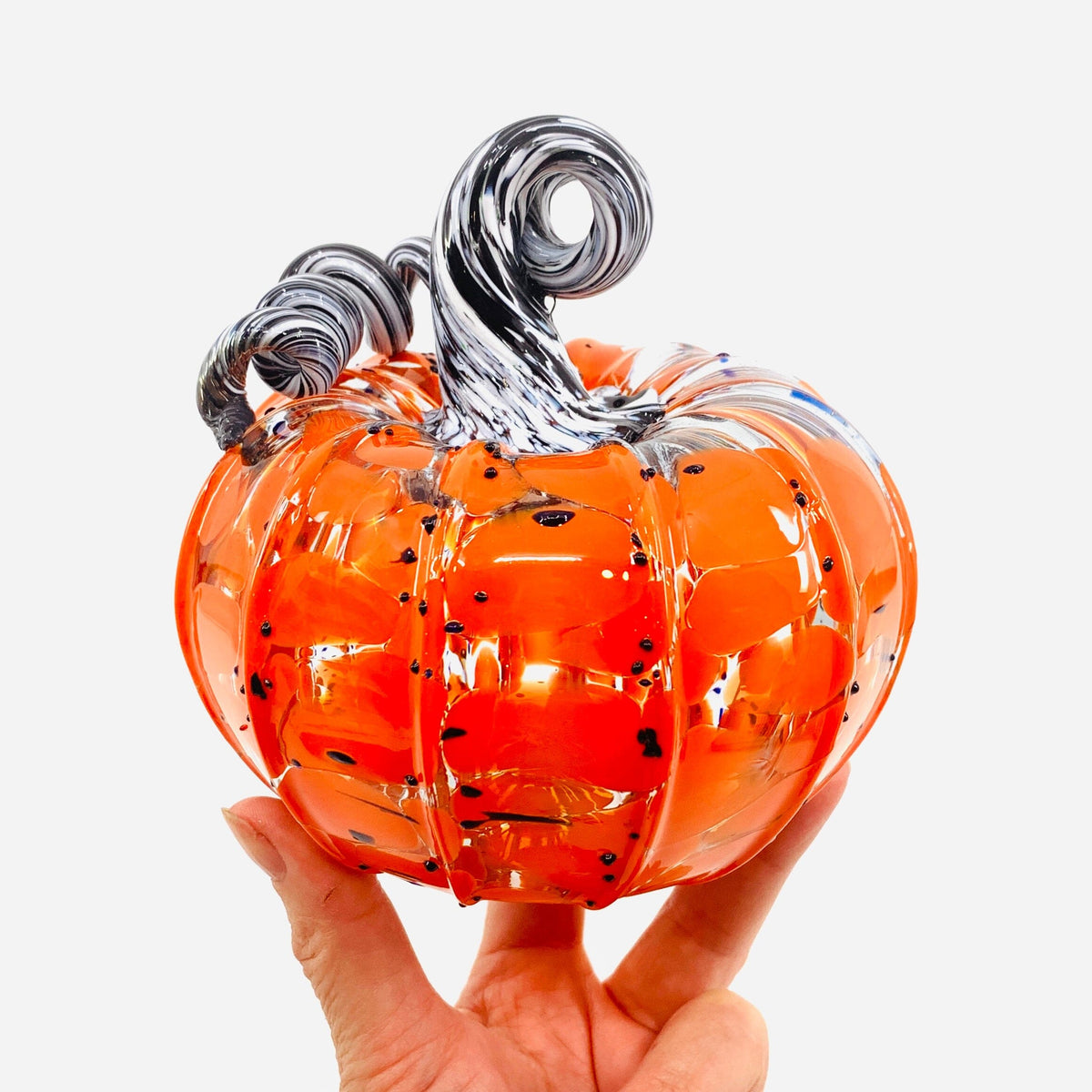 Daily Pumpkin 1891 Squat Daily Pumpkin Luke Adams Glass Blowing Studio 