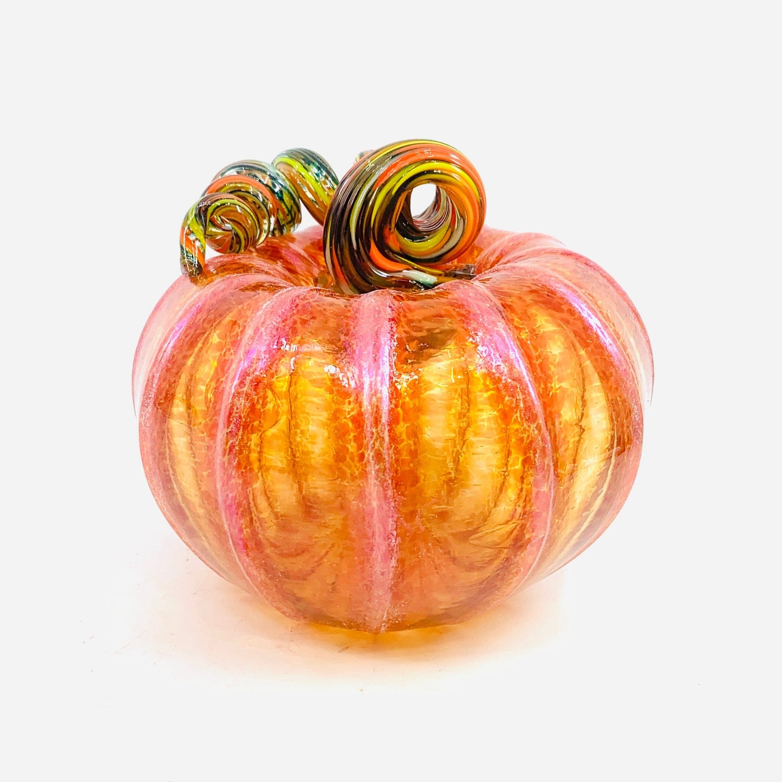 Daily Pumpkin 1893 Shimmer Squat Daily Pumpkin Luke Adams Glass Blowing Studio 