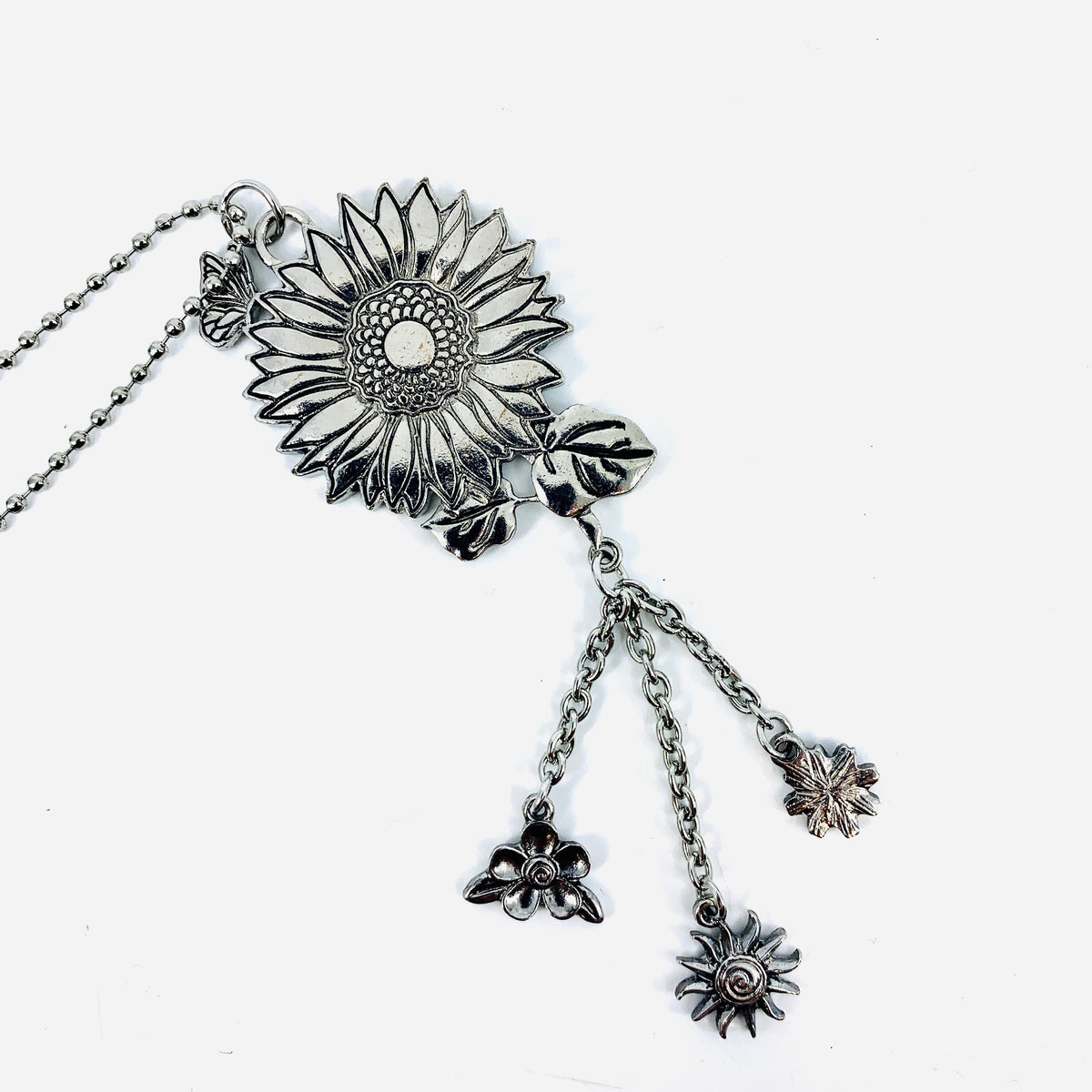 Sunflower Shimmer Car Charm Ornament GANZ 