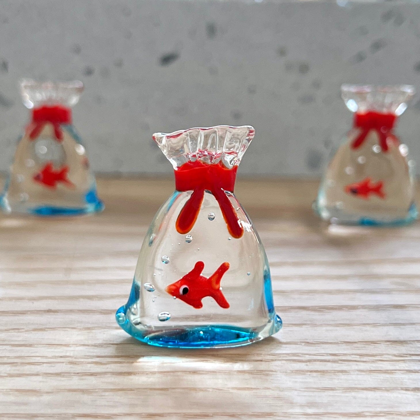 Tiny Goldfish in a Bag Miniature Alex 