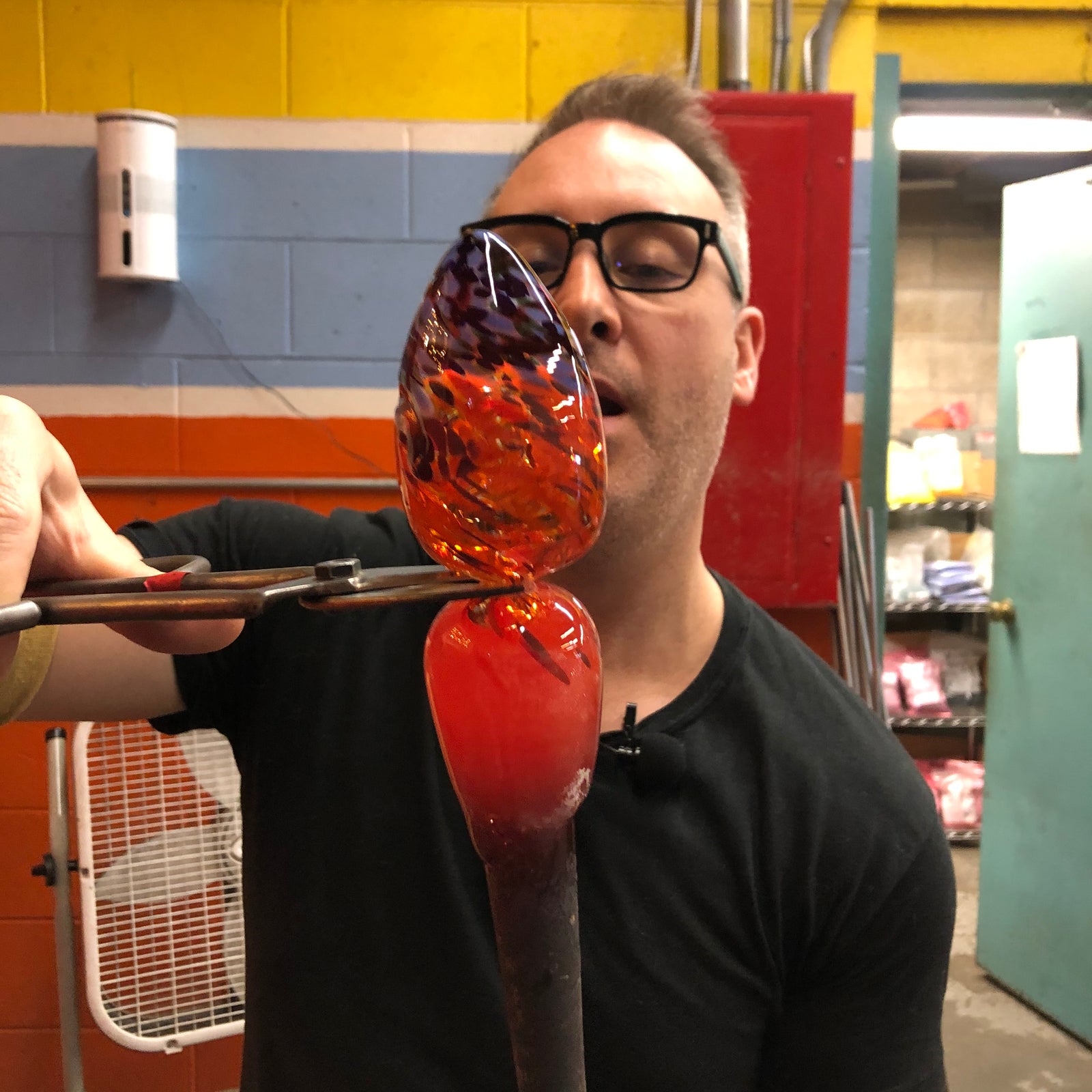 Luke Adams Glass handmade paperweights