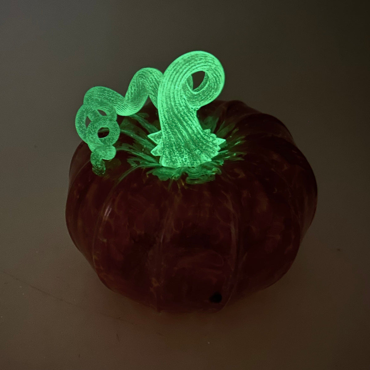 Daily Glow Pumpkin 1713 Squat Daily Pumpkin Luke Adams Glass Blowing Studio 