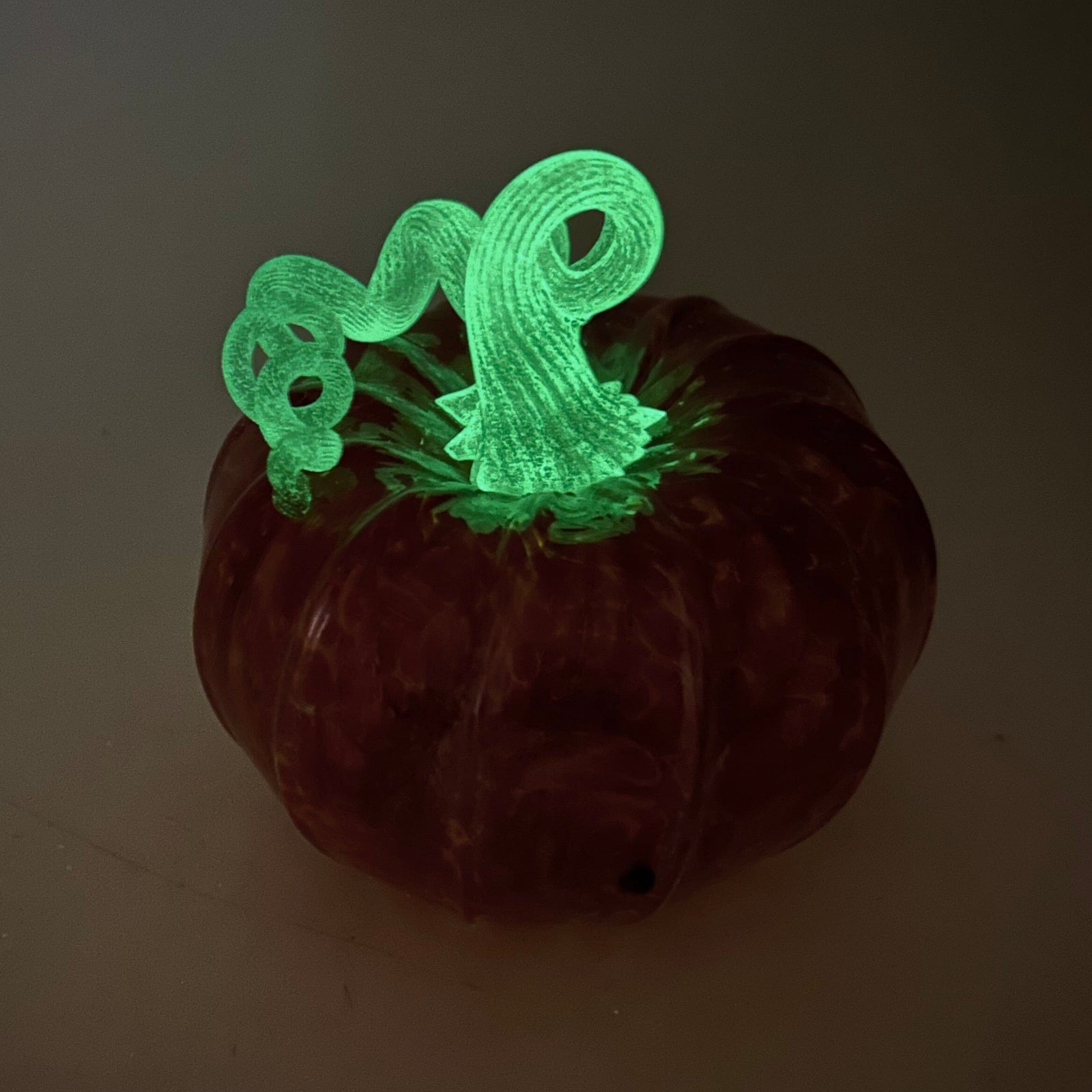 Daily Glow Pumpkin 1713 Squat Daily Pumpkin Luke Adams Glass Blowing Studio 