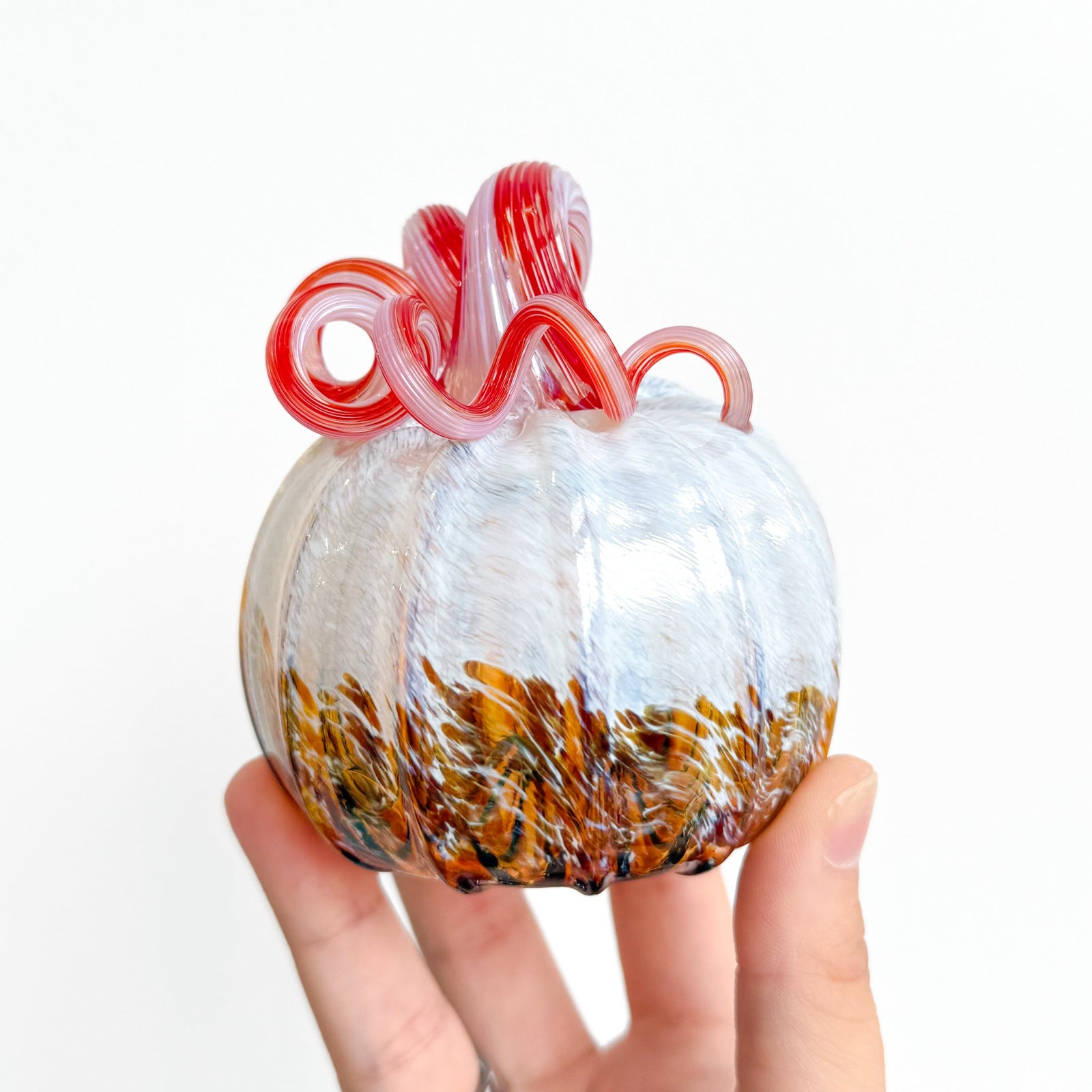 Cherry Cola Mini Pumpkin Inspo Luke Adams Glass Blowing Studio 
