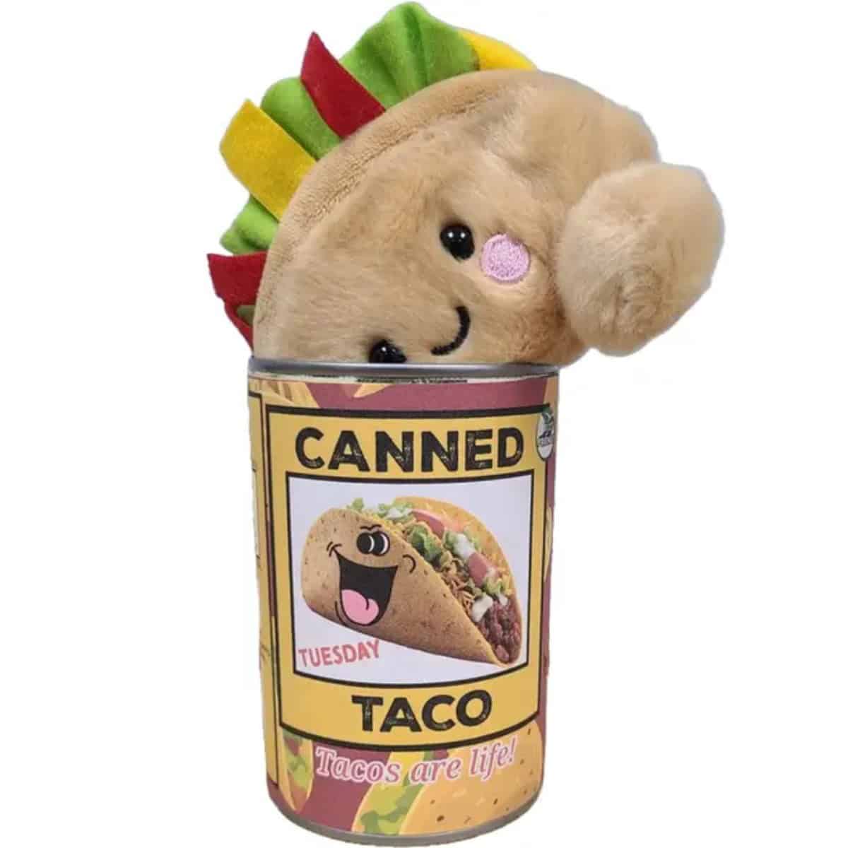 Stuffed Taco in a Can Canned Gifts 