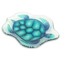 Glass Fusion Platter, Sea Turtle 30 Decor Boston International, INC 