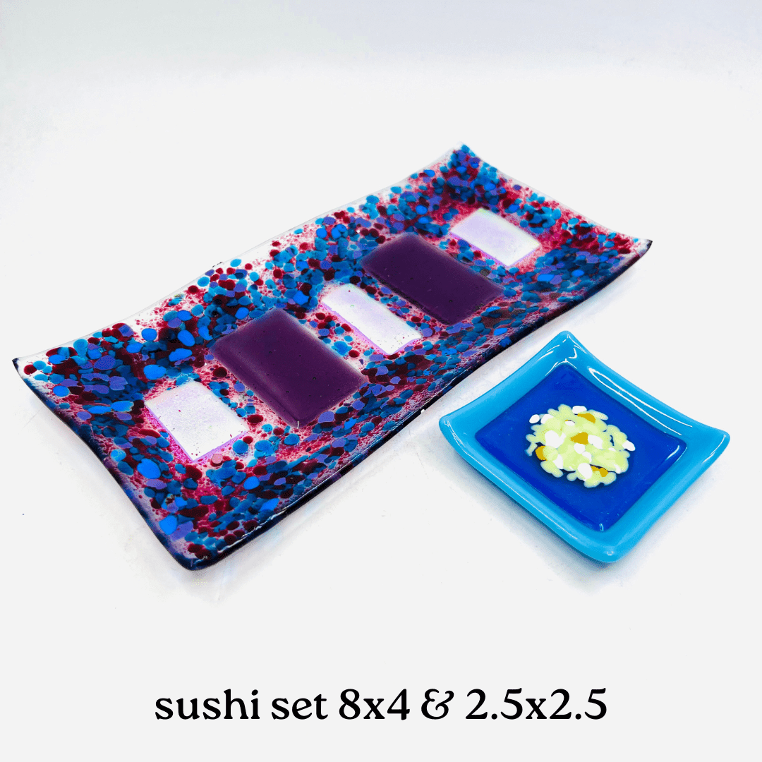 The Basics 1 hour & 2 hour Fused Glass Classes Class Luke Adams Glass Blowing Studio 