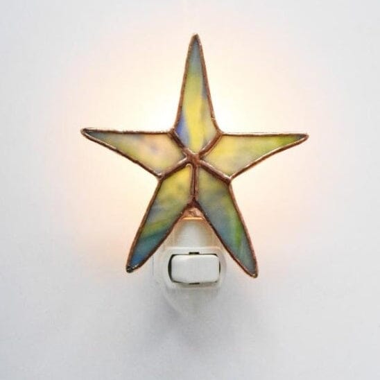 Stained Glass Starfish Nightlight Decor Gift Essentials 