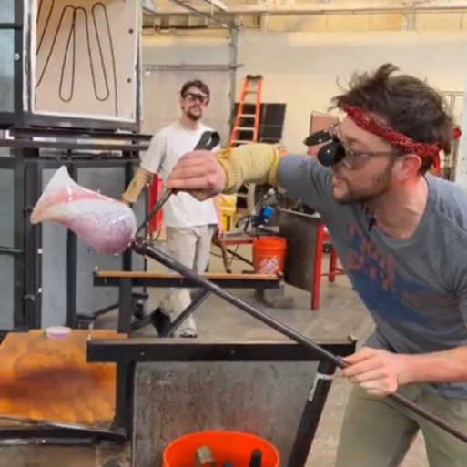 Luke Adams handblown vases