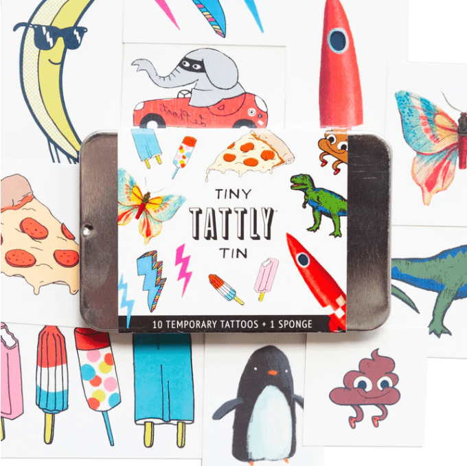 Tiny Tattoo Tin, Funner Tattly 