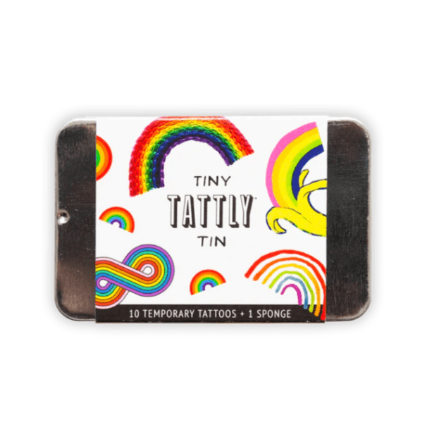 Tiny Tattoo Tin, Rainbow Tattly 