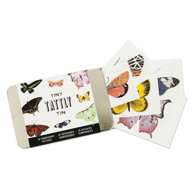 Tiny Tattoo Tin, Butterfly Tattly 