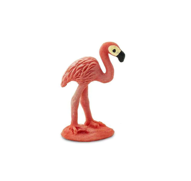 Tiny Rubber Flamingo