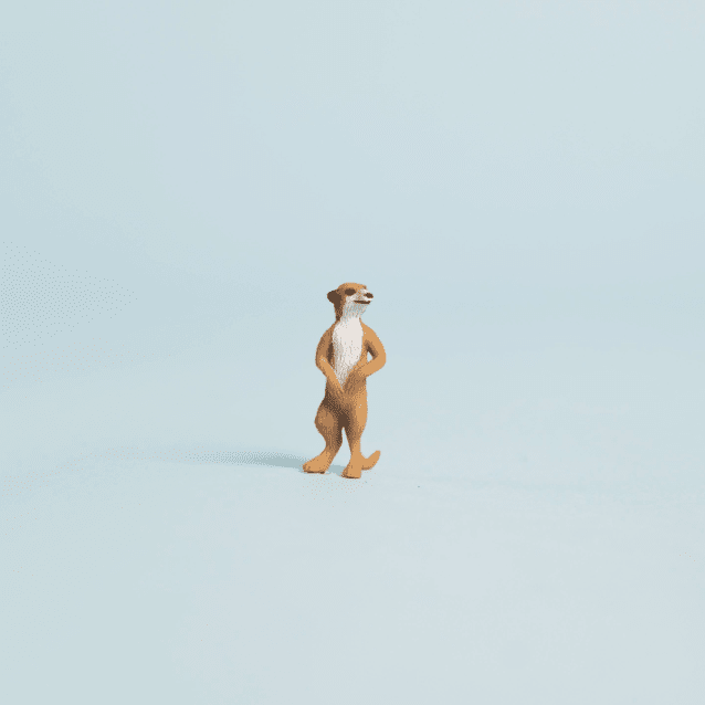 Tiny Rubber Meerkat Safari Ltd 