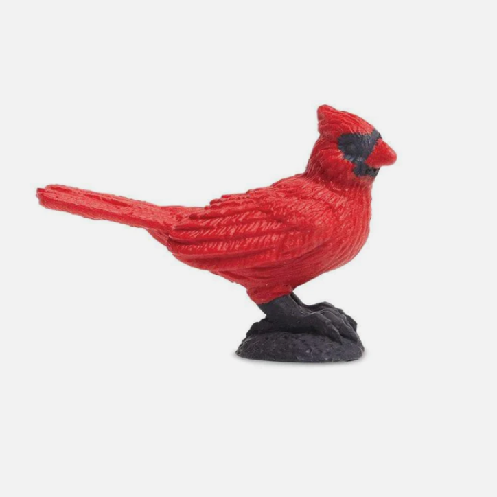 Tiny Rubber Cardinal