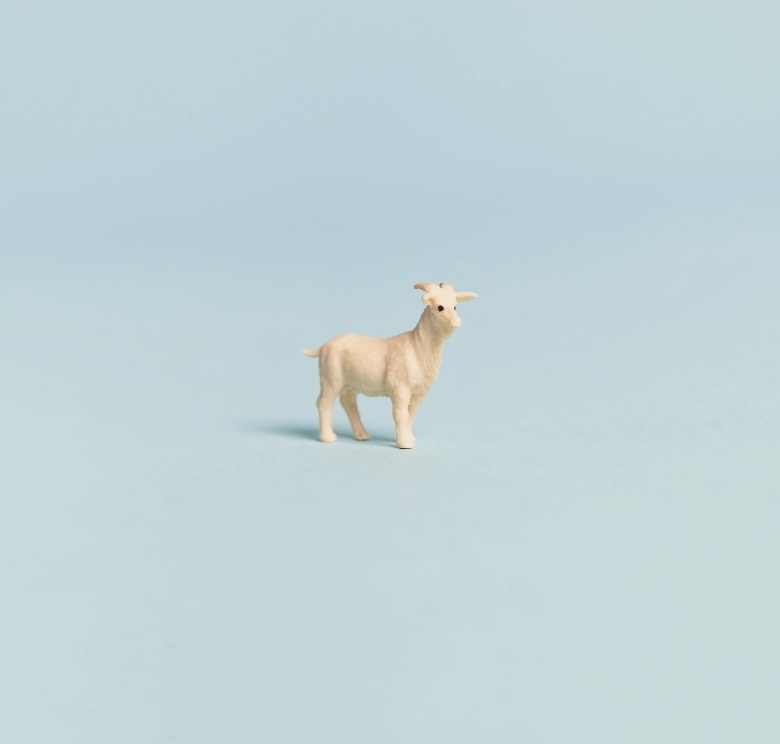 Tiny Rubber Goat