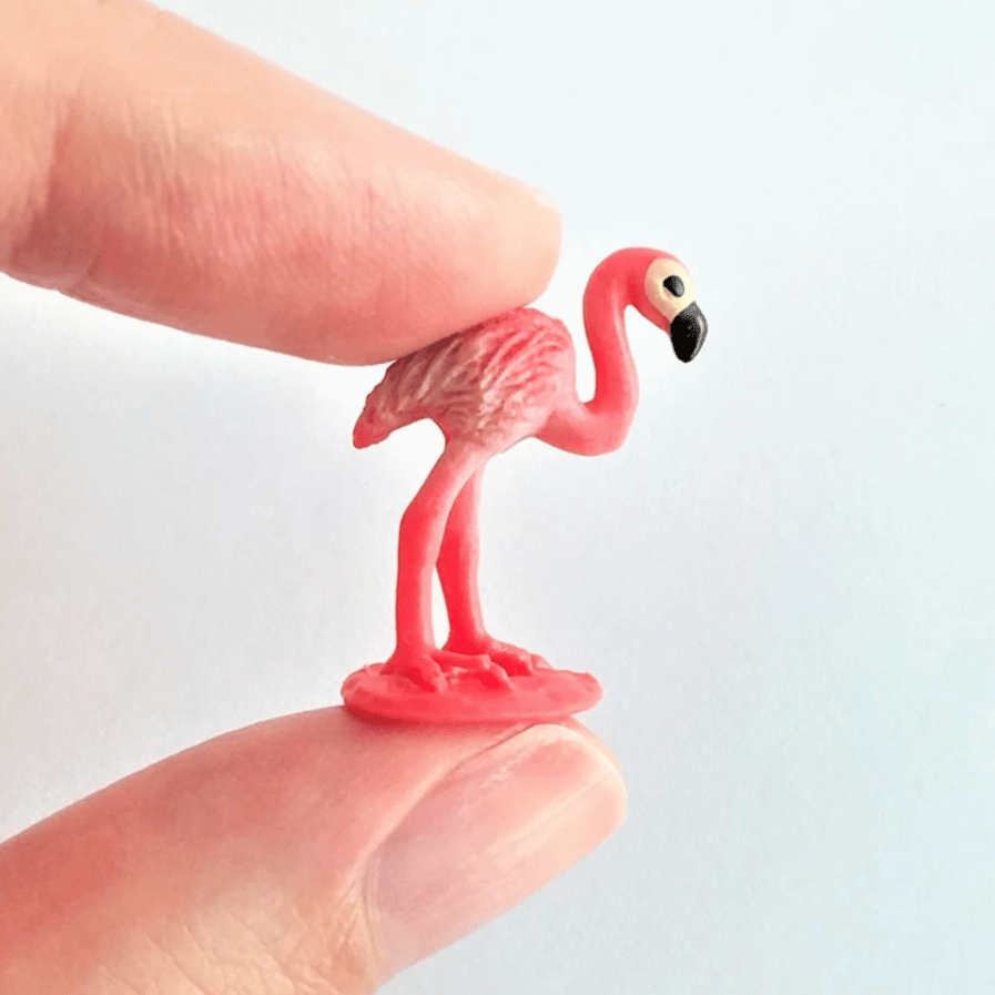 Tiny Rubber Flamingo Safari Ltd 
