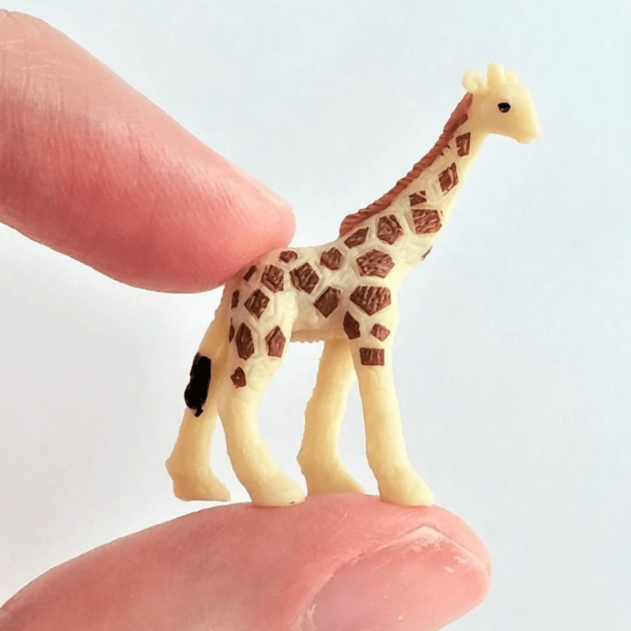 Tiny Rubber Giraffe Safari Ltd 