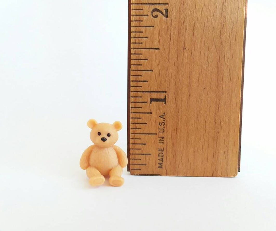 Tiny Rubber Teddy Bear