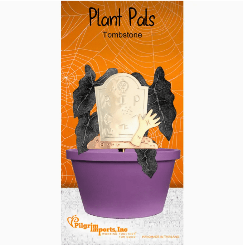 Halloween Plant Pals 9, Tombstone Miniature Pilgrim Imports 