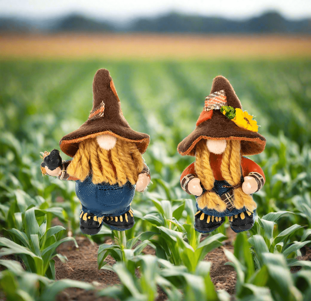 Scarecrow Gnome Miniature GANZ 