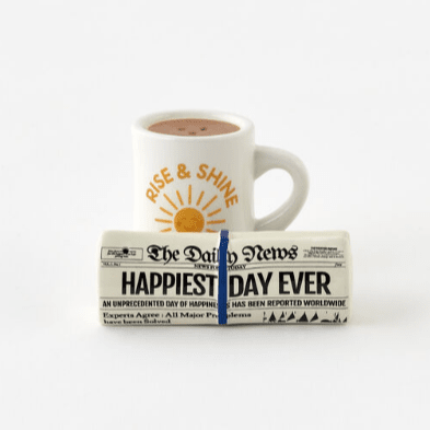 Morning News Salt and Pepper Shakers Decor One Hundred 80 Degrees 