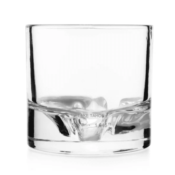 Lake Tahoe Whiskey Glass Set of 2 Decor DKK Brands 