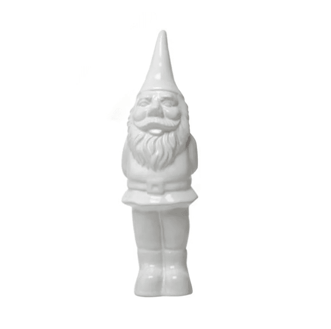 Gnome Ceramic Statue Decor Chive 