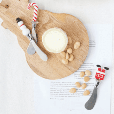 Holiday Glass Spreaders, Candy Cane Decor Creative Co-Op 