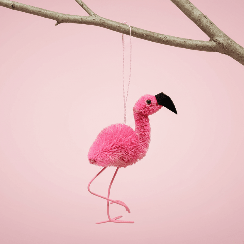BrushArt Flamingo Ornament Gift Essentials 