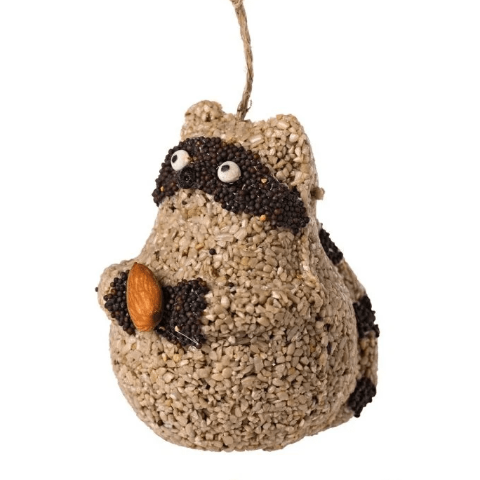 Wild Bird Seed Outdoor Woodland Friends, Racoon Mr Bird 