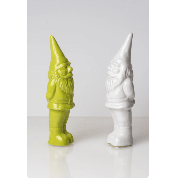 Gnome Ceramic Statue Decor Chive 