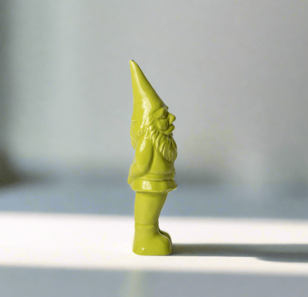 Gnome Ceramic Statue Decor Chive 