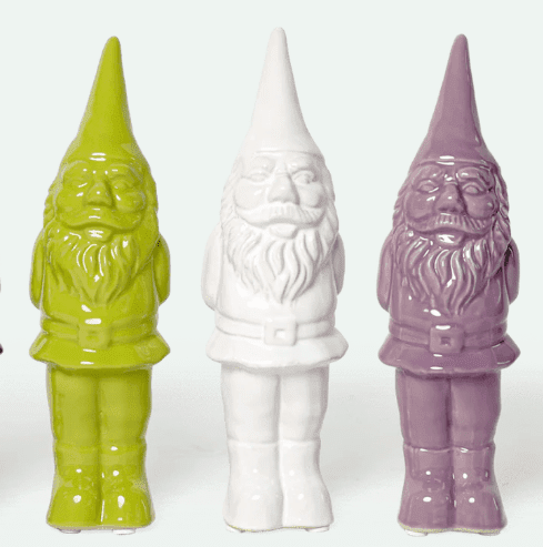 Gnome Ceramic Statue Decor Chive 