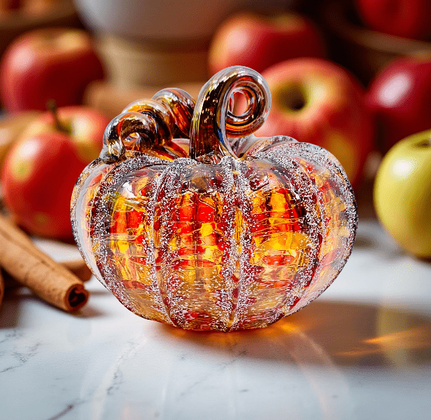 Apple Cider Doughnut Squat Pumpkin Inspo Luke Adams Glass Blowing Studio 